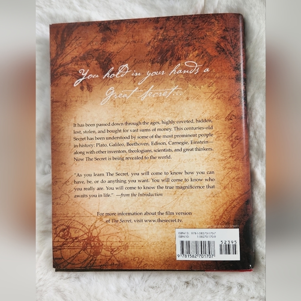 2/$25 - The Secret by Rhonda Byrne Hardcover Book - Picture 3 of 3
